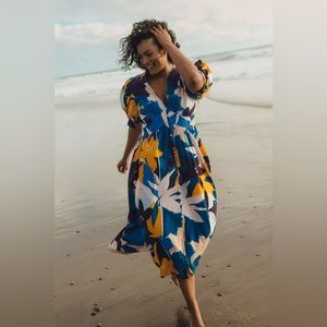 Anthropologie Conditions Apply Ronika maxi dress 2x Plus NWT